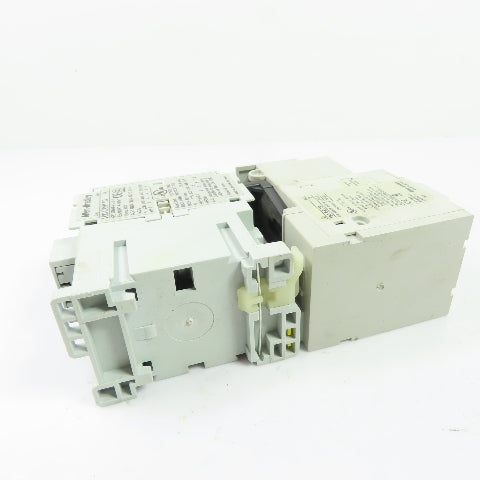 Allen-Bradley 100-C09*10 9A 600V Contactor 120V Coil w/ 193-EECB Relay 1-5A