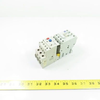 Allen-Bradley 100-C09*10 9A 600V Contactor 120V Coil w/ 193-EECB Relay 1-5A