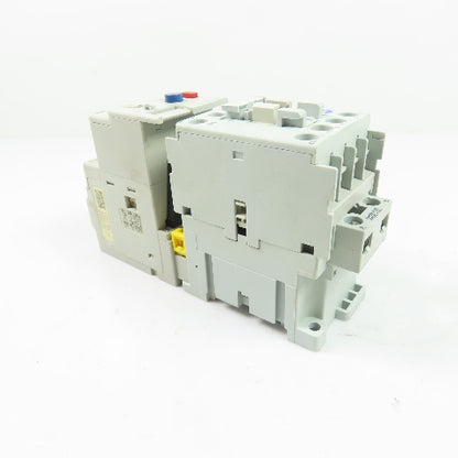 Allen-Bradley 100-C09*10 9A 600V Contactor 120V Coil w/ 193-EECB Relay 1-5A