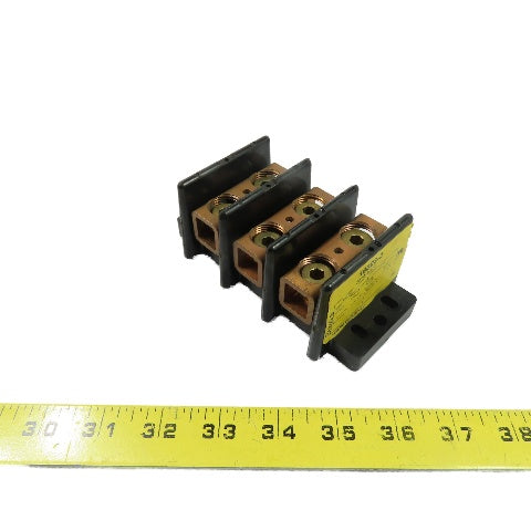 Bussmann 16003-3 255A 3-Pole Power Distribution Block 600V