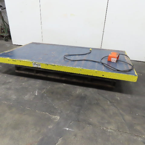 3000 lb. Load Tested Scissor Lift Table 96" x 54" 115V 1Ph 8"-57" Lift