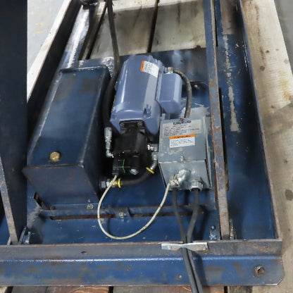 3000 lb. Load Tested Scissor Lift Table 96" x 54" 115V 1Ph 8"-57" Lift