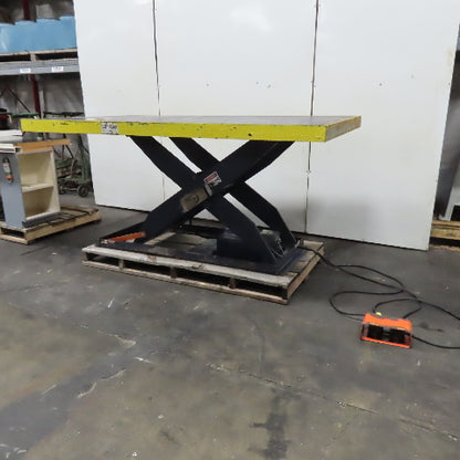 3000 lb. Load Tested Scissor Lift Table 96" x 54" 115V 1Ph 8"-57" Lift