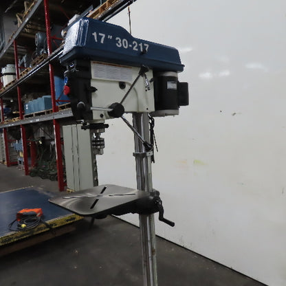 Rikon 30-217 17" Floor Drill Press Variable Speed 1.5 HP 115/230V 1Ph Tested