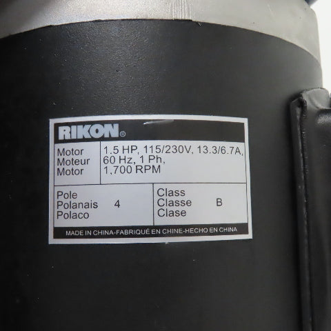 Rikon 30-217 17" Floor Drill Press Variable Speed 1.5 HP 115/230V 1Ph Tested