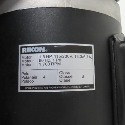 Rikon 30-217 17" Floor Drill Press Variable Speed 1.5 HP 115/230V 1Ph Tested