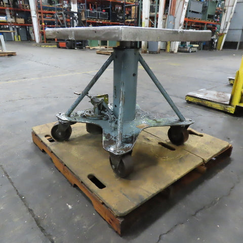 Lyon-Raymond Hydraulic Foot Pump Die Lift Table Cart 2000 lb. 30" x 30"