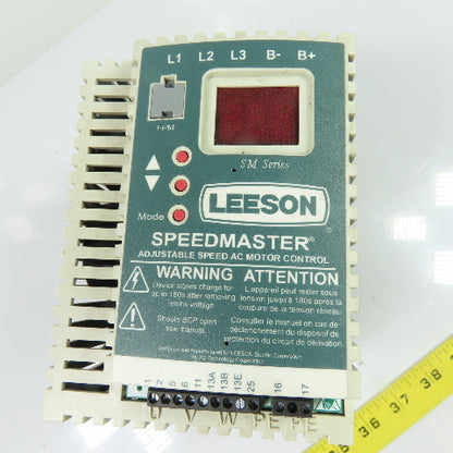 Leeson 174287.00 Speedmaster 5HP Adjustable Speed AC Motor Control Drive