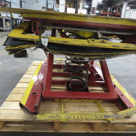 1000Lbs. 48" x 48" Spring-Actuated Self-Leveling Scissor Pallet Positioner