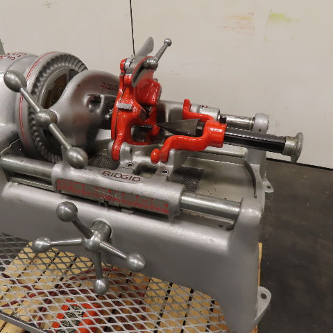 RIDGID 535 Pipe & Bolt Threading Machine on Stand 115V 15A 1Ph & Extras