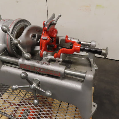 RIDGID 535 Pipe & Bolt Threading Machine on Stand 115V 15A 1Ph & Extras