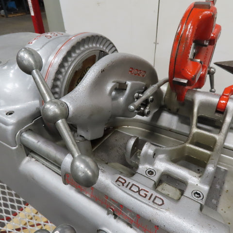 RIDGID 535 Pipe & Bolt Threading Machine on Stand 115V 15A 1Ph & Extras
