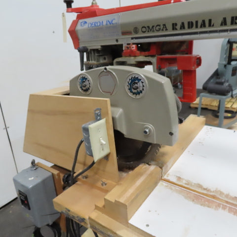 OMGA RN 450 12" Radial Arm Saw 3HP 230/460V 3Ph 3400RPM