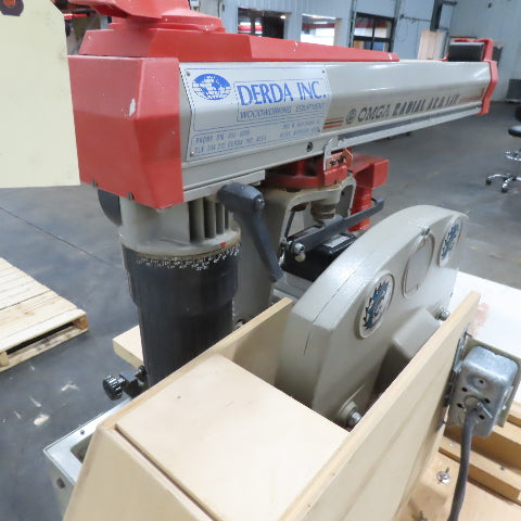 OMGA RN 450 12" Radial Arm Saw 3HP 230/460V 3Ph 3400RPM