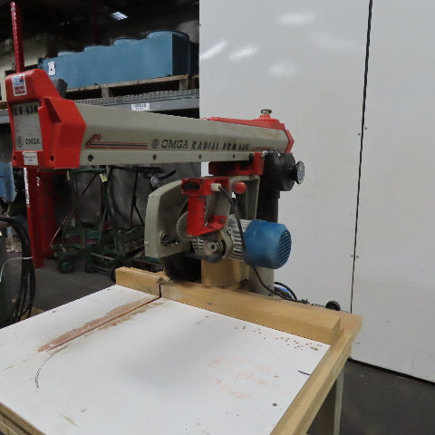 OMGA RN 450 12" Radial Arm Saw 3HP 230/460V 3Ph 3400RPM