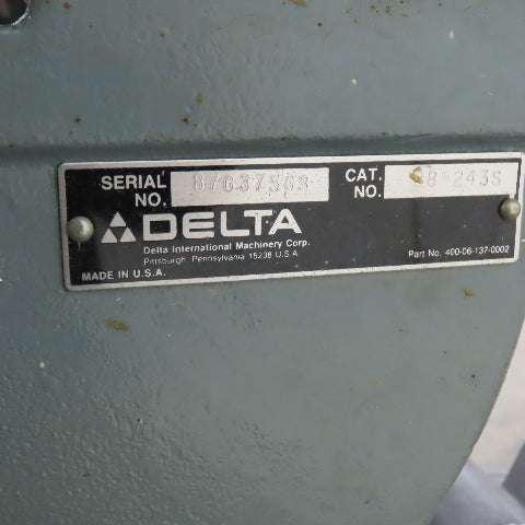 Delta 28-243S 14" Vertical Woodworking Band Saw 3/4HP 115/230V 1Ph