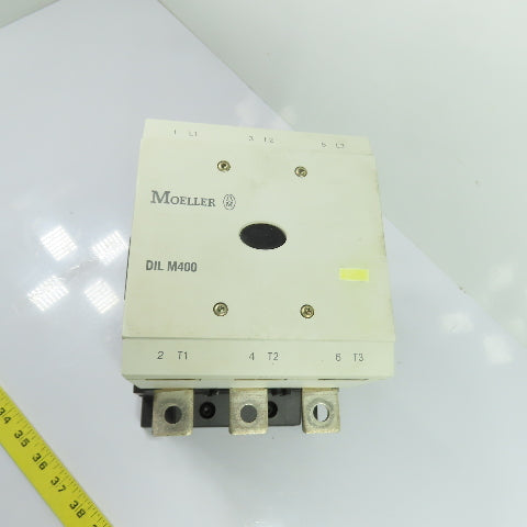 Moeller DIL M400 400A 3-Pole IEC Power Contactor 110-250V Coil