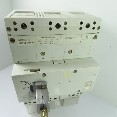 Moeller ZMA-600-NZM10-NA NZM10-600N-NA 600A 3P Circuit Breaker 600V W/ D-NZM 10