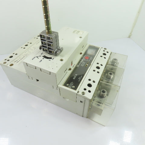Moeller ZMA-600-NZM10-NA NZM10-600N-NA 600A 3P Circuit Breaker 600V W/ D-NZM 10