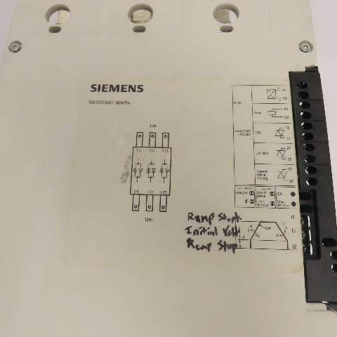 Siemens 3RW3468-0DC34 608A 3Ph Semiconductor Motor Soft Starter 230/460V