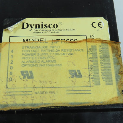 Dynisco UPR690 Strain Gauge Input Programmable Pressure Indicator 100-240VAC
