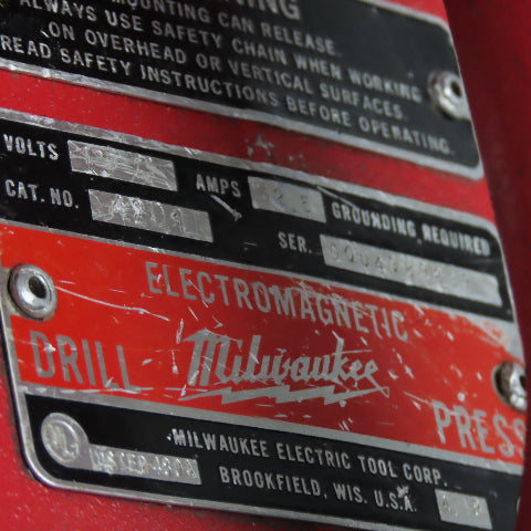 Milwaukee 4201 4292-1 Electromagnetic Drill Press Base 120V 11.5A Mag Drill