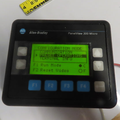 Allen-Bradley 2711-M3A18L1 PanelView 300 Micro Keypad Terminal FRN 4.46 Ser A