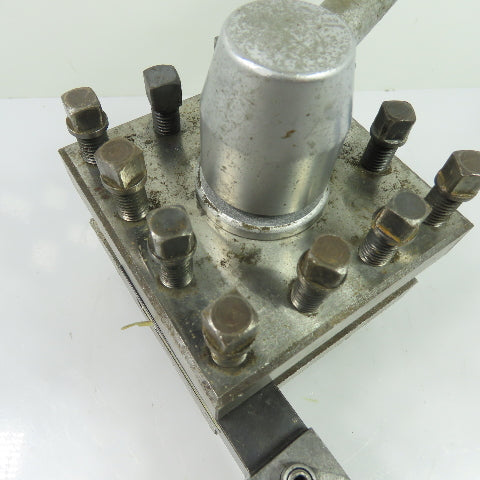 Revolving Quick Change Lathe Tool Post Turret W/ Kennametal Tool Holder