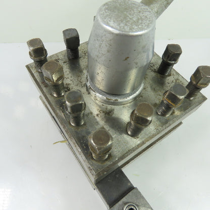 Revolving Quick Change Lathe Tool Post Turret W/ Kennametal Tool Holder