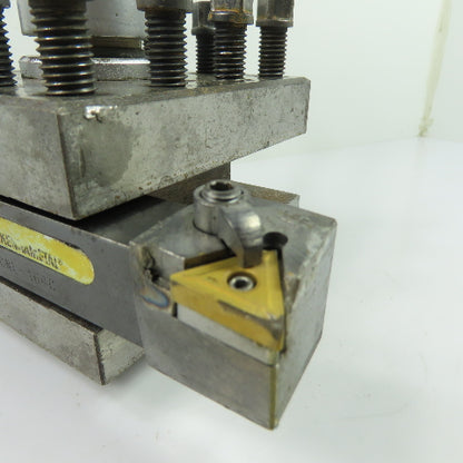Revolving Quick Change Lathe Tool Post Turret W/ Kennametal Tool Holder