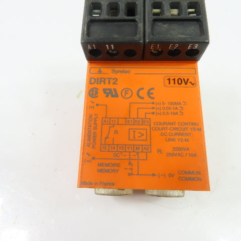 Syrelec DIRT2 Current Relay 110VAC