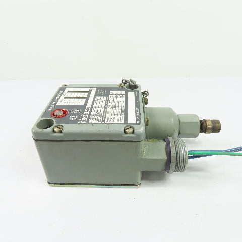 Allen-Bradley 836T-T252JX9 Pressure Control Switch 0-75PSI Ser A 600V