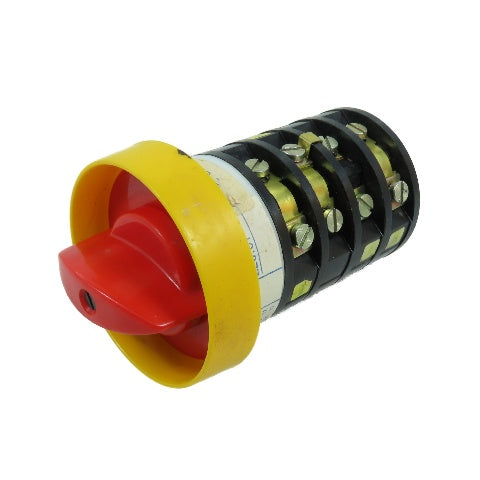 Ergo I.20.07 3-Position 4-Pole Rotary Cam Selector Switch 25A 500V