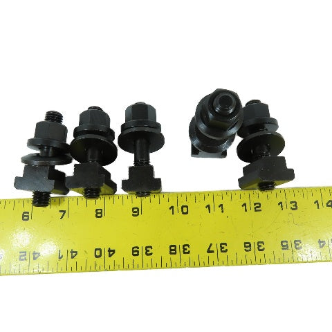 16mm T-Slot Clamping Stud Bolt Set 1/2-13 Stud Lot Of 5