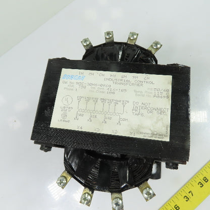 Dongan NSC-30H6-0960 750VA 1Ph Transformer 190/575V Pri 110/120V Sec