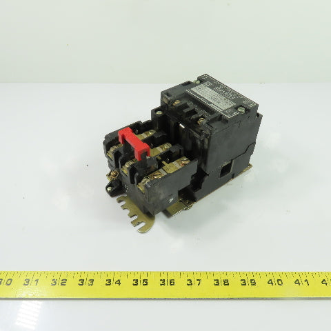 Square D 8536SBG2 NEMA Size 0 3-Pole Motor Starter 600V Max