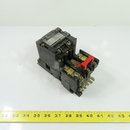 Square D 8536SB02 3-Pole NEMA Size 0 Motor Starter 600V