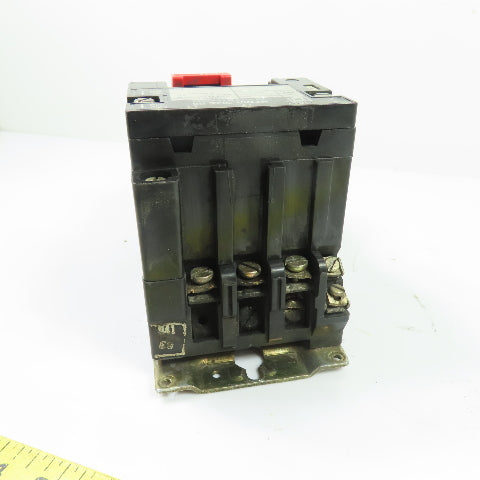 Square D 8536SAG12 NEMA Size 00 Magnetic Motor Starter 120V Coil 600V Max