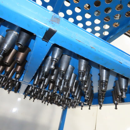 Misc. Lot CAT 40 Tool Holders ER Weldon Facemill On Storage Cart 200+ Tools