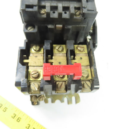 Square D 8536SC03 3-Pole NEMA Size 1 Motor Starter 120V Coil 600VAC
