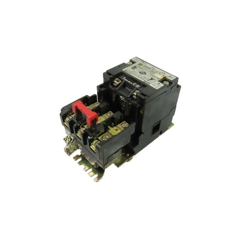 Square D 8536SBG2S NEMA Size 0 Motor Starter 120V Coil 600V Max