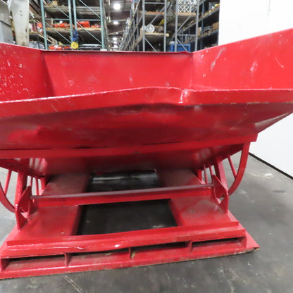 Galfab HD2.0 2 Cubic Yard Self Dumping Trash Scrap Hopper 6000# 54" x 65" x 39"