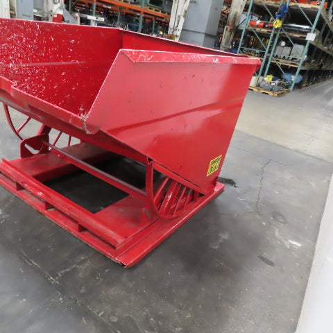 Galfab HD2.0 2 Cubic Yard Self Dumping Trash Scrap Hopper 6000# 54" x 65" x 39"