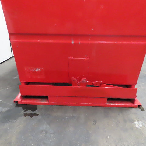 Galfab HD2.0 2 Cubic Yard Self Dumping Trash Scrap Hopper 6000# 54" x 65" x 39"