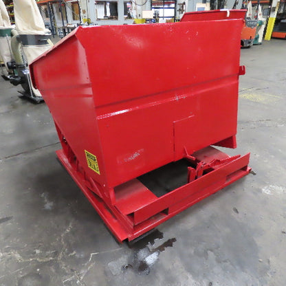 Galfab HD2.0 2 Cubic Yard Self Dumping Trash Scrap Hopper 6000# 54" x 65" x 39"