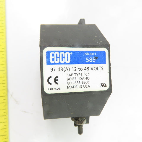 ECCO Model 585 Back-Up Alarm 97dB(A) 12 to 48VDC