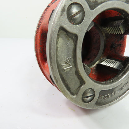 Ridgid 12-R 1-1/2" NPT Manual Pipe Threader Die Head