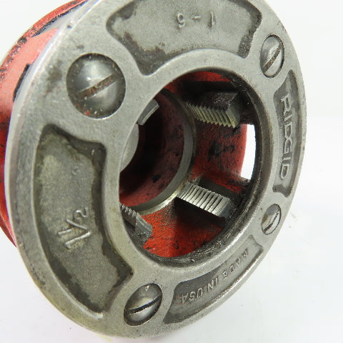 Ridgid 12-R 1-1/2" NPT Manual Pipe Threader Die Head