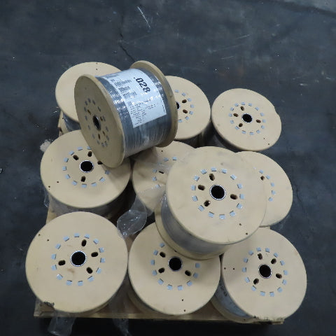 Mount Joy Wire 9799530 .028 PHOS Garter Spring Wire 55 lbs Per Spool Lot Of 11