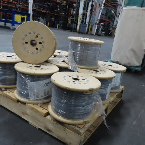 Mount Joy Wire 9799530 .028 PHOS Garter Spring Wire 55 lbs Per Spool Lot Of 11